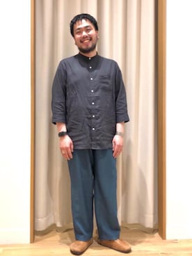 「2021春新作」｜たにさん（メンズ・170cm）の春コーディネート