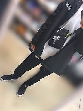 「VANS（バンズ）のアイテム（その他アウター）」を使った、Karenさん（レディース・153cm）の冬コーディネート