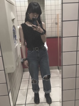 「STYLENANDA（スタイルナンダ）のアイテム（その他）」を使った、marinaさん（レディース・158cm）の夏コーディネート