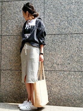 「プチプラミックス」｜ma22kiiさん（レディース・159cm）の春コーディネート