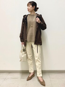 「BARNYARDSTORM」｜「アイテム（マウンテンパーカー）」を使った、ＫＡＮＡさん（レディース・156cm）の秋コーディネート