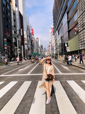 「SM2（エスエムツー）のアイテム（チェスターコート）」を使った、Vivianさん（レディース・156cm）の秋コーディネート