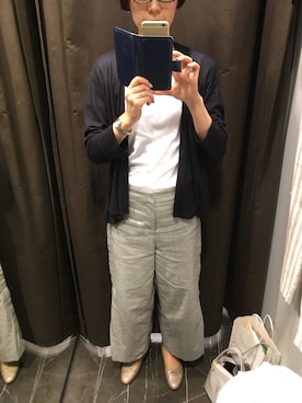 「ADORE（アドーア）のアイテム（パンツ）」を使った、ゆりぃさん（レディース・168cm）の春コーディネート