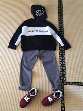 ゆりぃさん（キッズ・120cm）の冬コーディネート