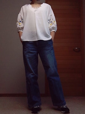 「JEANASIS（ジーナシス）のアイテム（その他）」を使った、乃愛さん（レディース・162cm）の春コーディネート