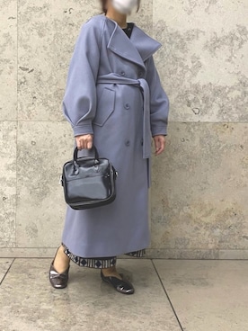 「袖ボリューム」｜「アイテム（その他アウター）」を使った、hir0nさん（レディース・157cm）の秋コーディネート