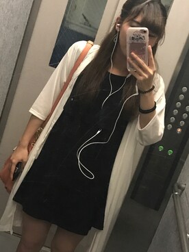 「one way（ワンウェイ）のアイテム（その他アウター）」を使った、はるぷぅさん（レディース・155cm）の夏コーディネート