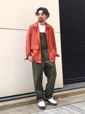 「JOINT WORKS（ジョイントワークス）のアイテム（ジャケット/アウター）」を使った、Masakiさん（メンズ・163cm）の春コーディネート