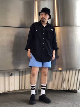 「坩堝（ルツボ）のアイテム」を使った、Masakiさん（メンズ・163cm）の春コーディネート
