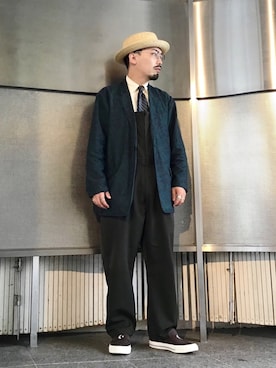 「Journal Standard TRISECT（トライセクト）のアイテム（その他アウター）」を使った、Masakiさん（メンズ・163cm）の夏コーディネート