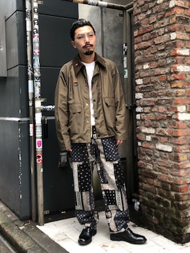 「JOINT WORKS（ジョイントワークス）のアイテム（パンツ）」を使った、Masakiさん（メンズ・163cm）の冬コーディネート