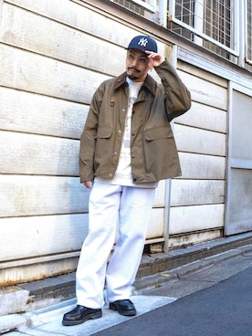 「JOINT WORKS（ジョイントワークス）のアイテム（パンツ）」を使った、Masakiさん（メンズ・163cm）の冬コーディネート