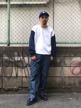 「Paraboot（パラブーツ）のアイテム（ローファー）」を使った、Masakiさん（メンズ・163cm）の冬コーディネート