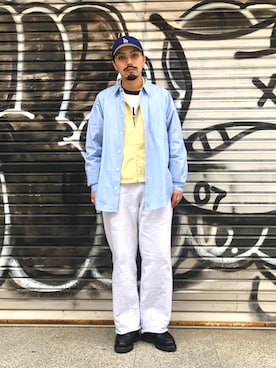 「低身長男子」｜「アイテム（スウェットパンツ）」を使った、Masakiさん（メンズ・163cm）の春コーディネート