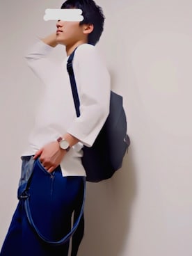 「WEGO（ウィゴー）のアイテム（アナログ腕時計）」を使った、ーーさん（メンズ・168cm）の春コーディネート