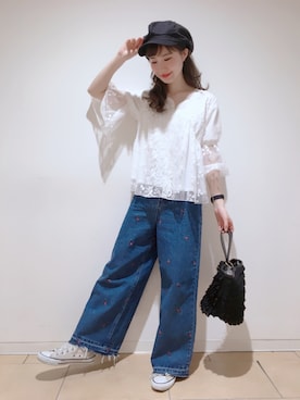 ricacoさん（レディース・158cm）の春コーディネート