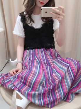 ricacoさん（レディース・158cm）の夏コーディネート