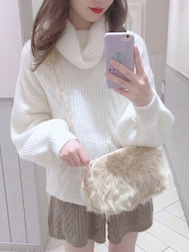 ricacoさん（レディース・158cm）の冬コーディネート