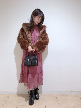 ricacoさん(レディース・158cm)の冬コーディネート