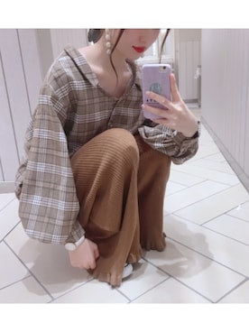 ricacoさん（レディース・158cm）の冬コーディネート