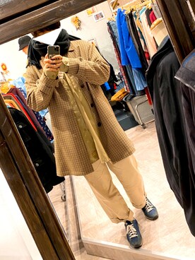 「アイテム（ステンカラーコート）」を使った、たろさん（メンズ・177cm・20代）の冬コーディネート