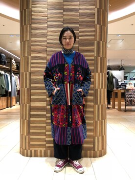 「ボヘミアンズ」｜「アイテム（ニット/セーター）」を使った、小林さん（レディース・155cm）の冬コーディネート