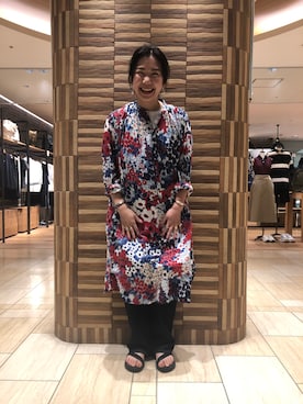 「ボヘミアンズ」｜「アイテム（ワンピース）」を使った、小林さん（レディース・155cm）の夏コーディネート
