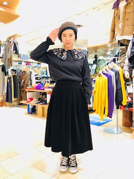 小林さん（レディース・155cm）の秋コーディネート