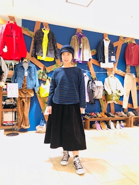 小林さん（レディース・155cm）の秋コーディネート