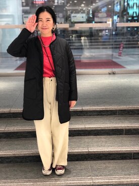 小林さん（レディース・155cm）の秋コーディネート