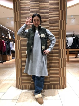 「DANA FANEUIL（ダナファヌル）のアイテム」を使った、小林さん（レディース・155cm）の秋コーディネート