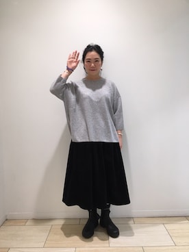 小林さん（レディース・155cm）の秋コーディネート