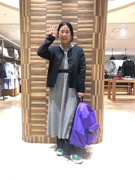 「kiruna（キルナ）のアイテム」を使った、小林さん（レディース・155cm）の冬コーディネート