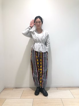 小林さん（レディース・155cm）の春コーディネート