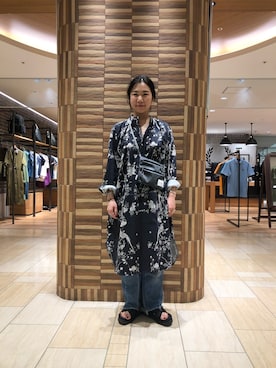 「ボヘミアンズ」｜「アイテム（ワンピース）」を使った、小林さん（レディース・155cm）の春コーディネート