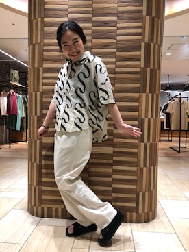 小林さん（レディース・155cm）の夏コーディネート