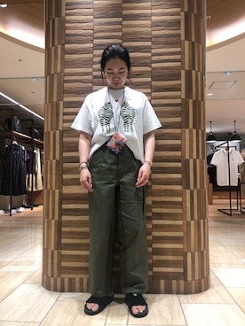 小林さん(レディース・155cm)の夏コーディネート