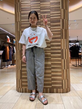 「ナツ」｜小林さん（レディース・155cm）の夏コーディネート