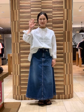「ドミンゴ」｜「アイテム（アクセサリー）」を使った、小林さん（レディース・155cm）の夏コーディネート