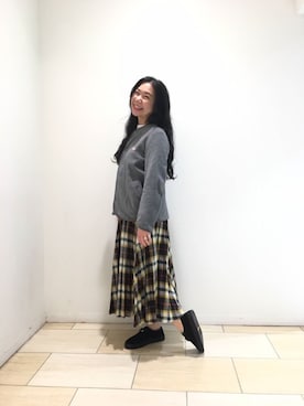 小林さん（レディース・155cm）の秋コーディネート