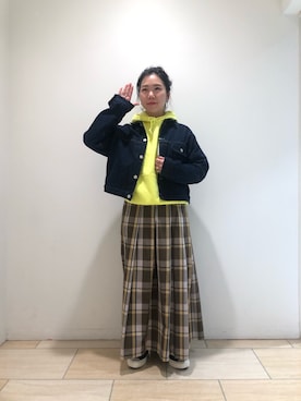 小林さん（レディース・155cm）の冬コーディネート
