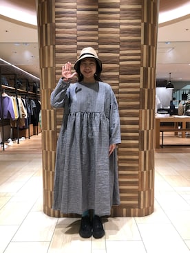 「ボヘミアンズ」｜「アイテム（ワンピース）」を使った、小林さん（レディース・155cm）の春コーディネート