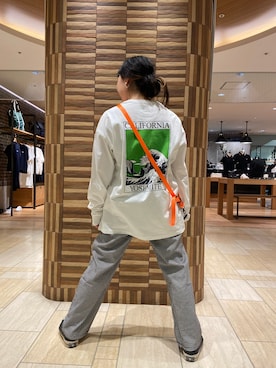 「MANASTASH（マナスタッシュ）のアイテム（PC・スマホグッズ/家電）」を使った、小林さん（レディース・155cm）の春コーディネート