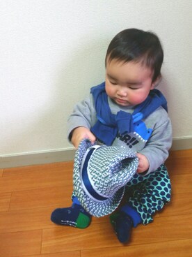 M.A.T boysさん（キッズ・70cm）の春コーディネート