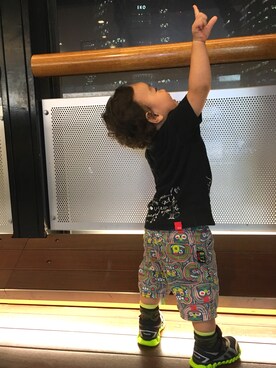「BIT'Z（ビッツ）のアイテム」を使った、мinатоさん（キッズ・70cm）の秋コーディネート
