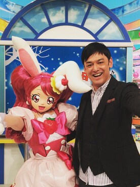 「魔法つかいプリキュア!（マホウツカイプリキュア）のアイテム」を使った、宮田麺児さん（メンズ・178cm）の冬コーディネート
