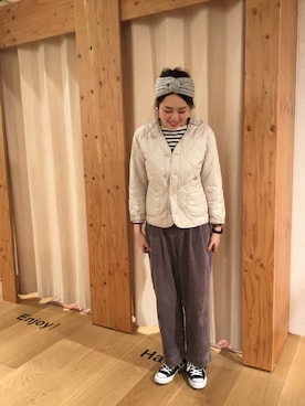 「coenスタッフスタイリング」｜「アイテム（その他）」を使った、かとうさん（レディース・170cm）の冬コーディネート