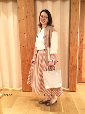 「coen」｜かとうさん（レディース・170cm）の春コーディネート