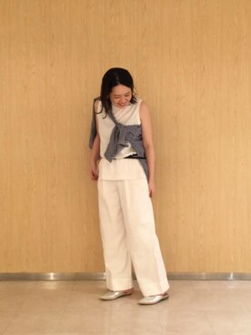 「coen」｜かとうさん（レディース・170cm）の夏コーディネート