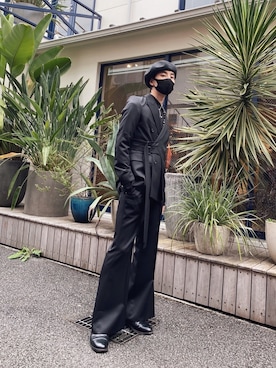 「F（エフ）（エフ）のアイテム」を使った、吉本 悠希さん（メンズ・177cm）の秋コーディネート